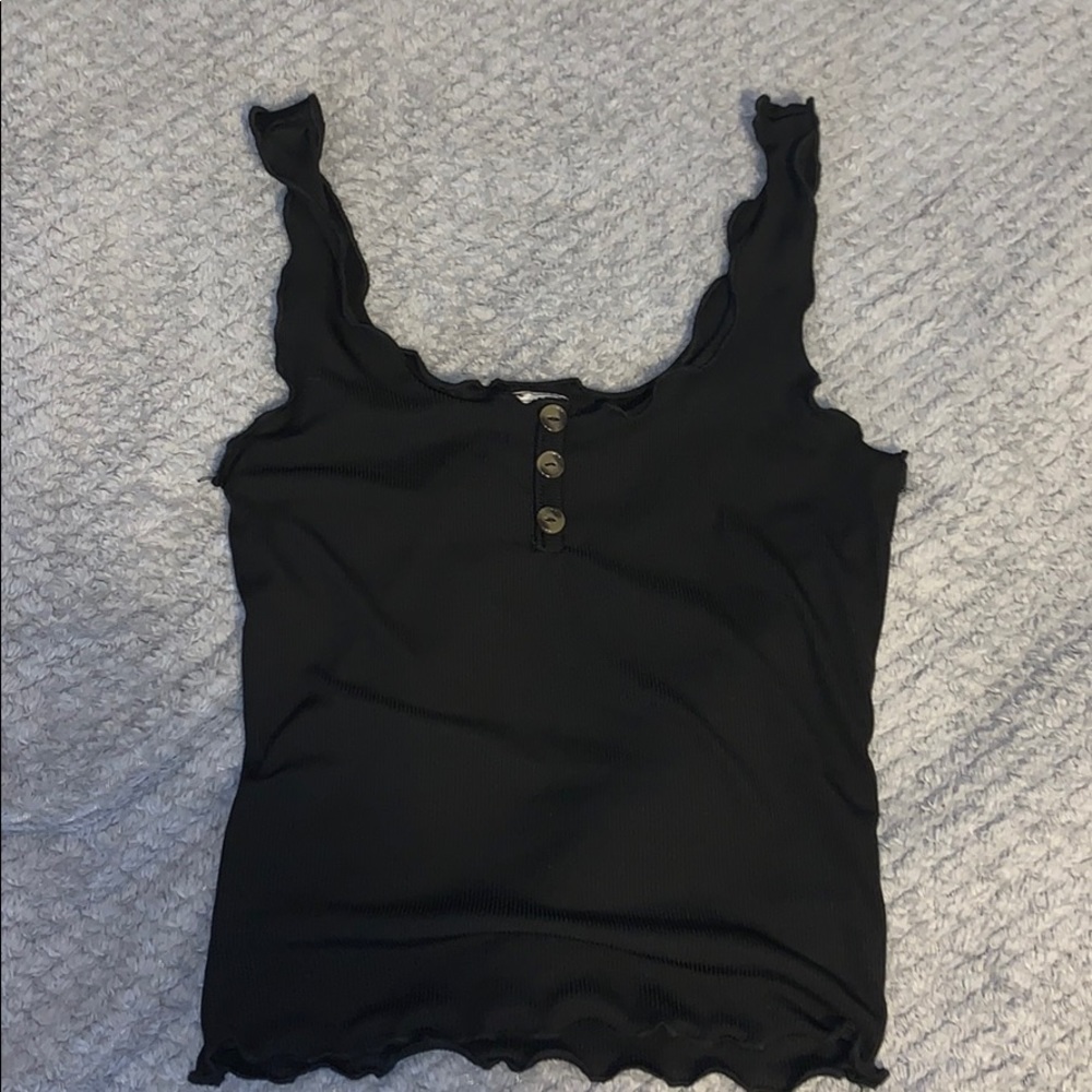 Pacsun xs lace trim top